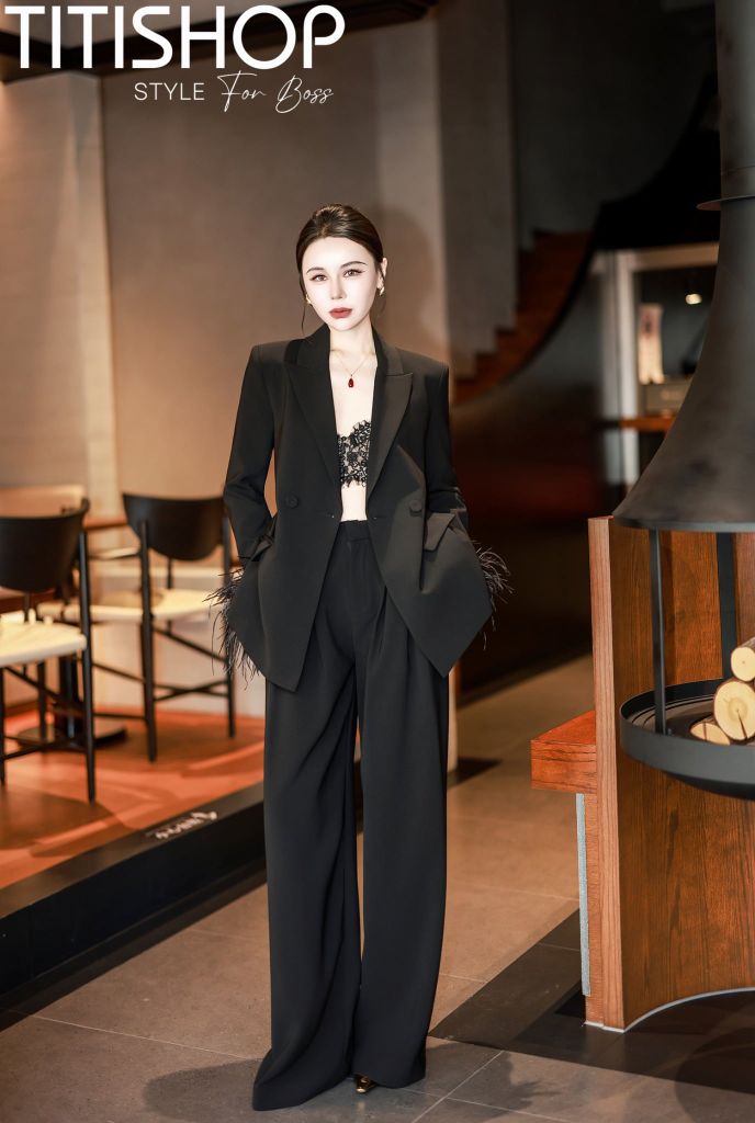 Sét Blazer Boss ,Doanh Nhân Premium