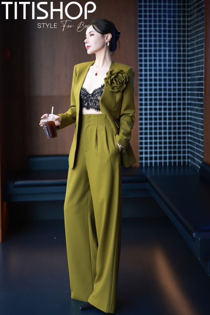 Sét Blazer Boss ,Doanh Nhân Premium