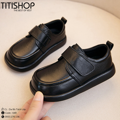 Giày Bé Trai Da Bò Tách Lớp (26-42)