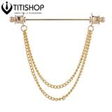 Cài Cổ Áo Sơ mi , Collar Bar Quý Ông