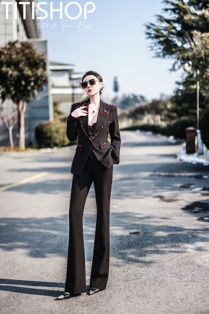Sét Blazer Boss ,Doanh Nhân Premium