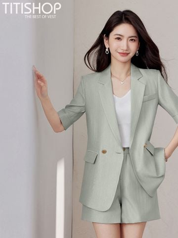 Áo Blazer Nữ Mix Quần Short