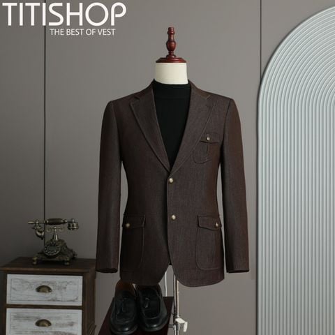 Áo Blazer Qúy Ông Titishop (M-4XL)