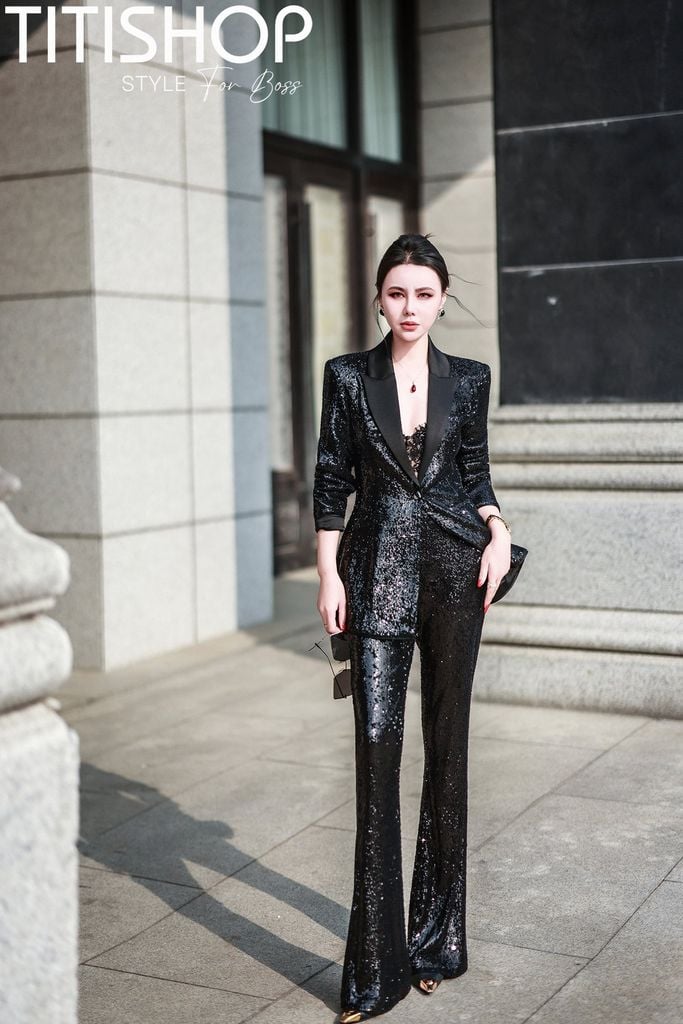 Sét Blazer Boss ,Doanh Nhân Premium