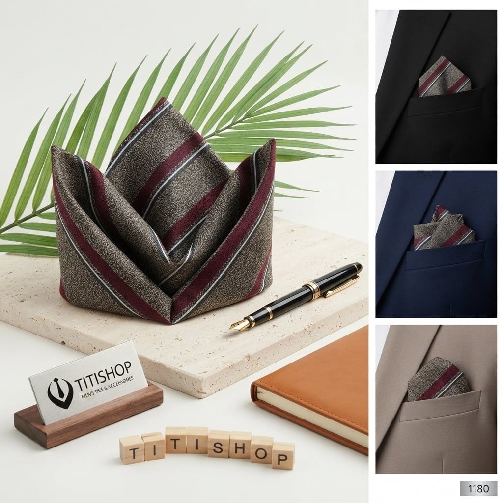 Pocket Square TITISHOP (Khăn Cài Túi ) - 003