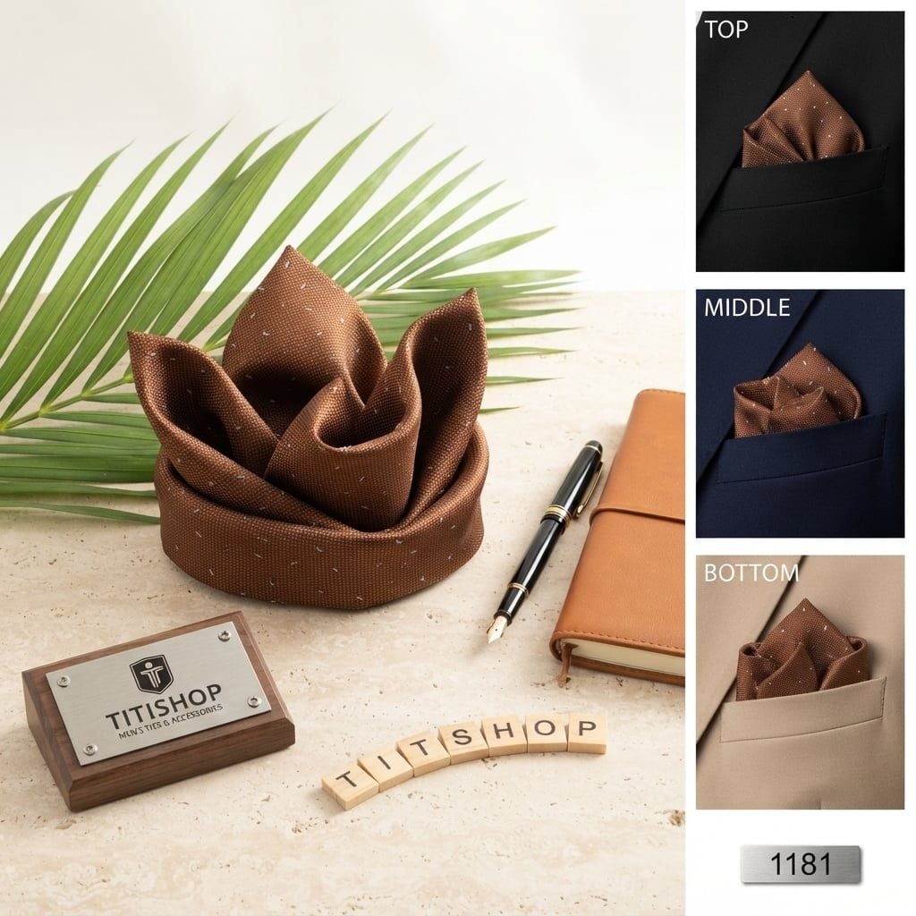Pocket Square TITISHOP (Khăn Cài Túi ) - 002
