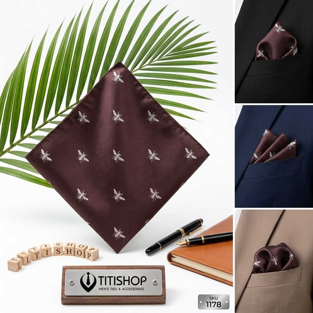 Pocket Square TITISHOP (Khăn Cài Túi ) - 004