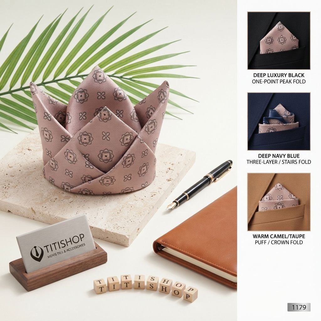 Pocket Square TITISHOP (Khăn Cài Túi ) - 001