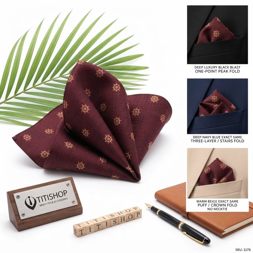 Pocket Square TITISHOP (Khăn Cài Túi ) - 002
