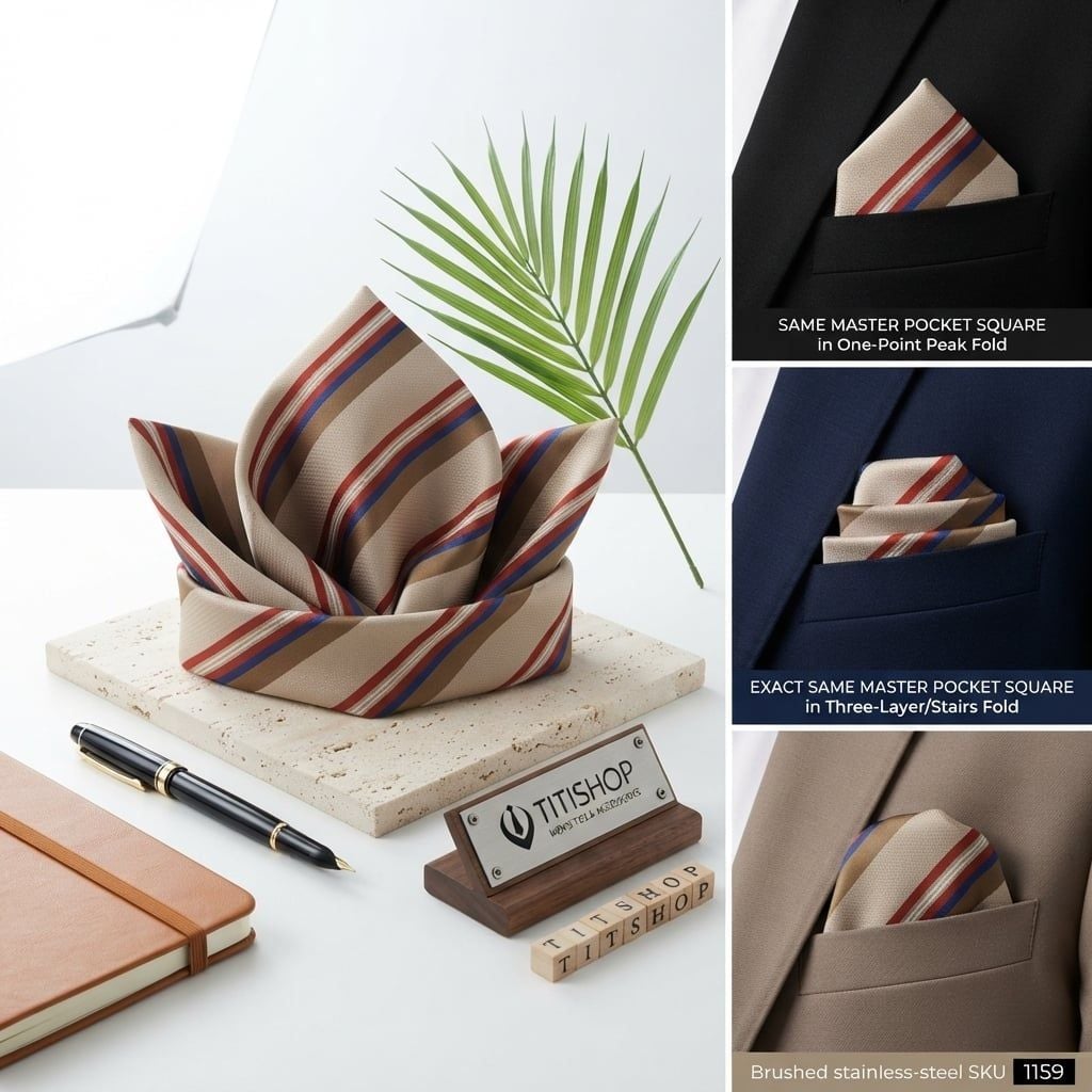 Pocket Square TITISHOP (Khăn Cài Túi ) - 003