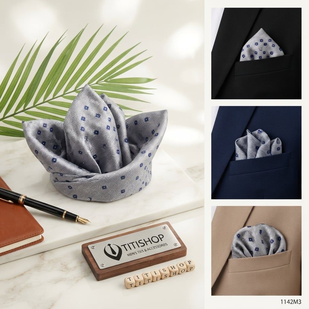 Pocket Square TITISHOP (Khăn Cài Túi ) - 005