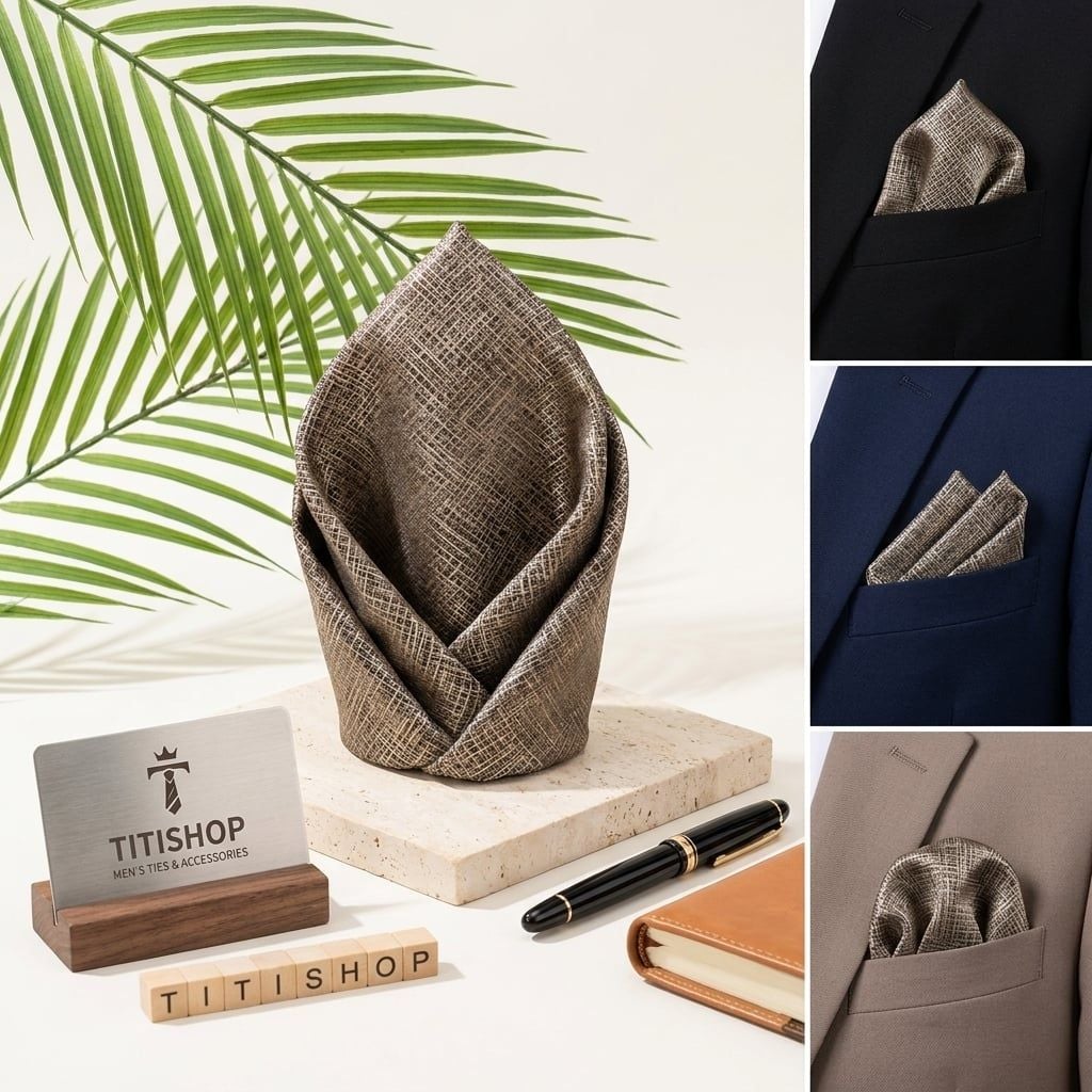 Pocket Square TITISHOP (Khăn Cài Túi ) - 008