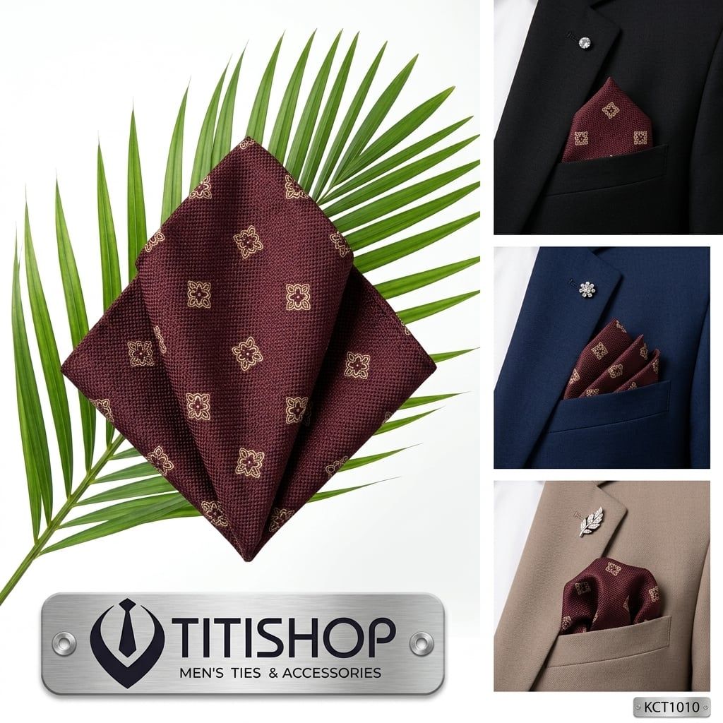 Pocket Square TITISHOP (Khăn Cài Túi ) - 010