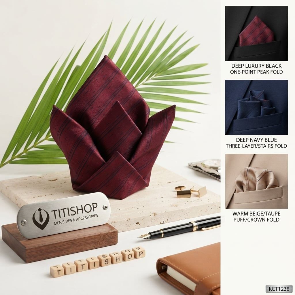 Pocket Square TITISHOP (Khăn Cài Túi ) - 013