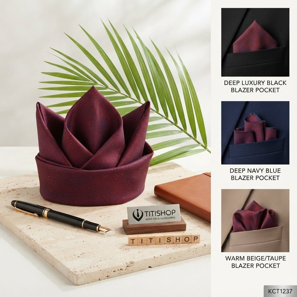 Pocket Square TITISHOP (Khăn Cài Túi ) - 015