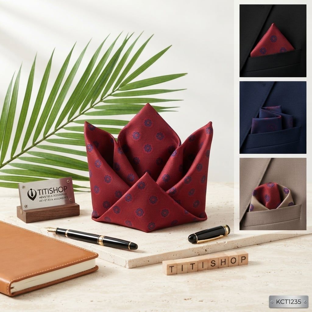 Pocket Square TITISHOP (Khăn Cài Túi ) - 016