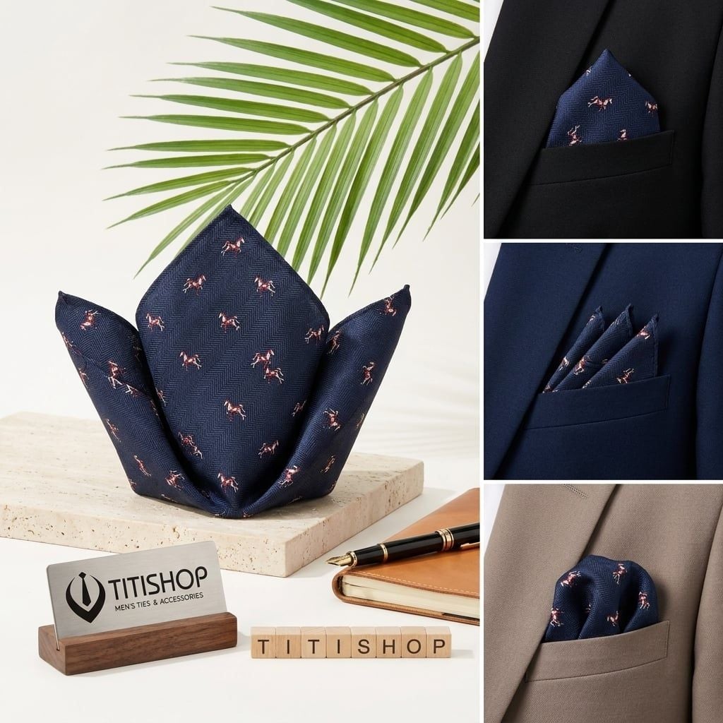 Pocket Square TITISHOP (Khăn Cài Túi ) - 019