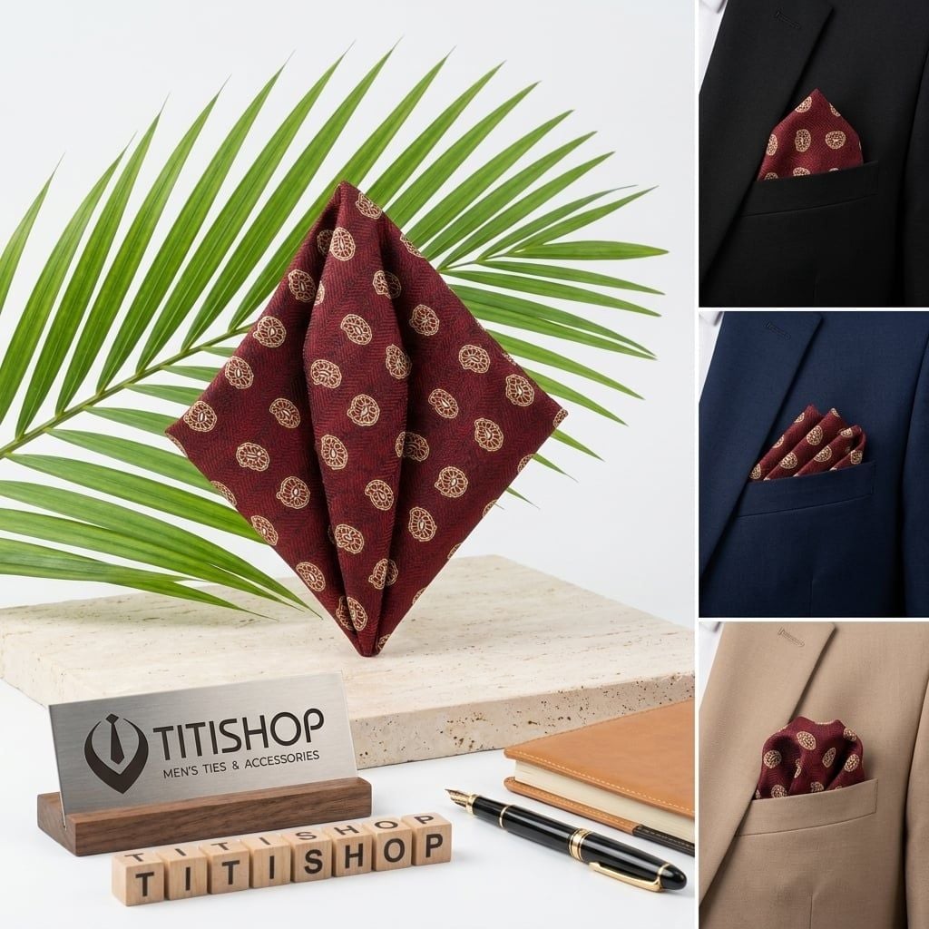Pocket Square TITISHOP (Khăn Cài Túi ) - 020