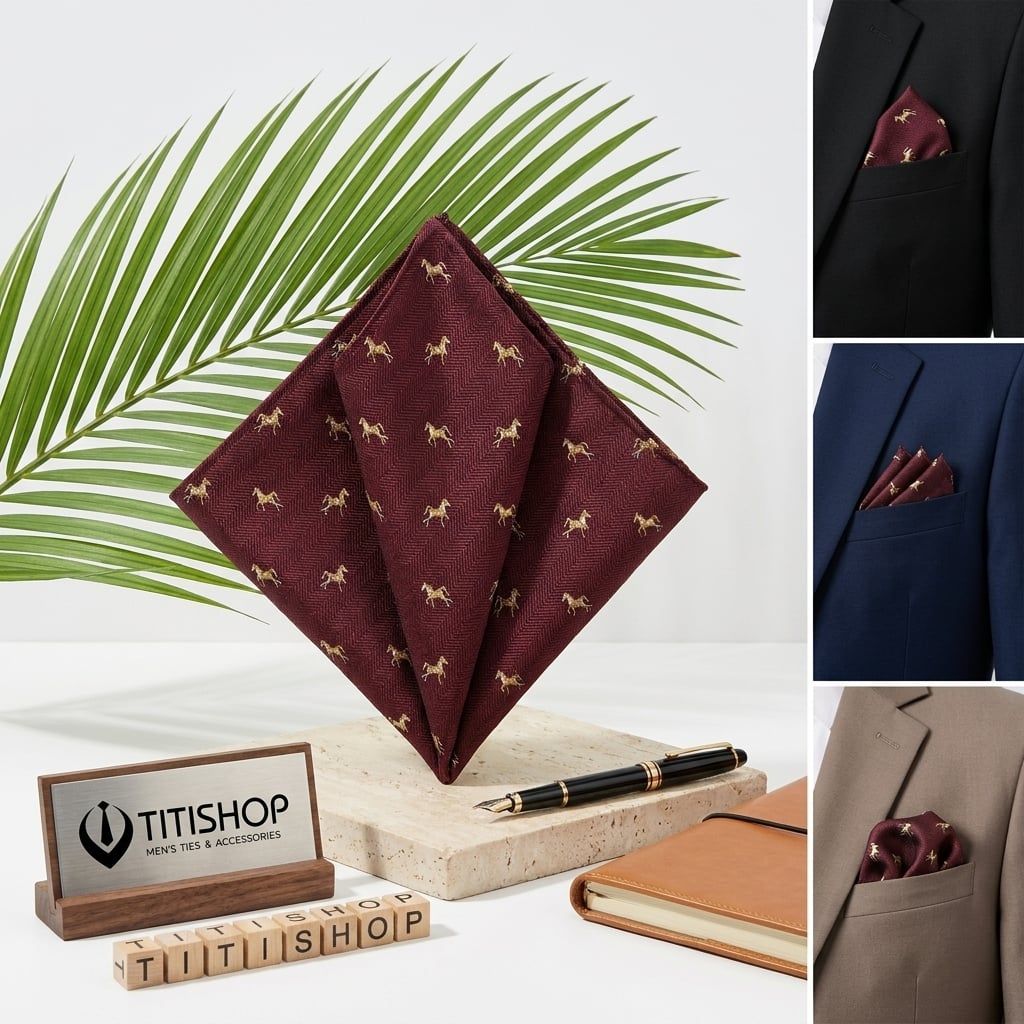 Pocket Square TITISHOP (Khăn Cài Túi ) - 028