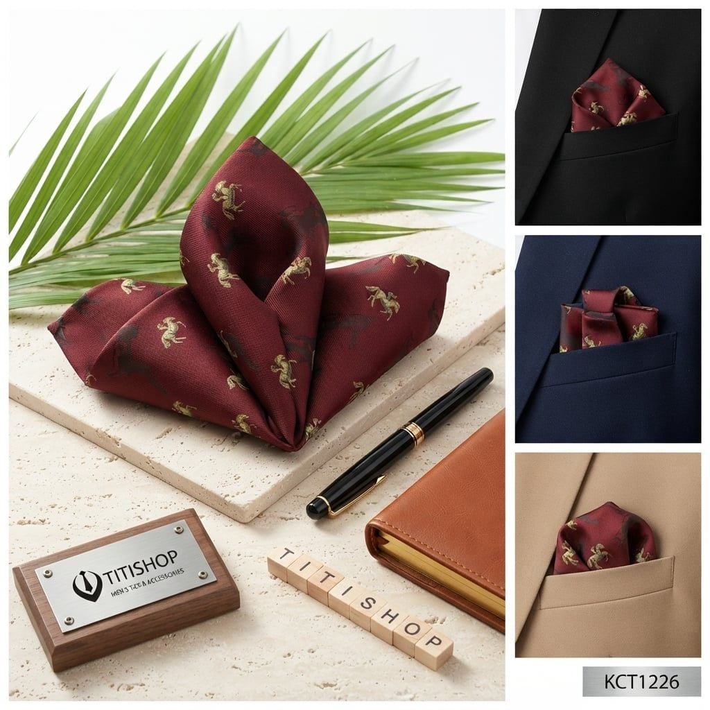 Pocket Square TITISHOP (Khăn Cài Túi ) - 029