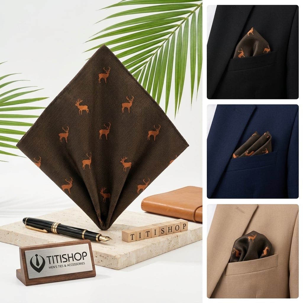 Pocket Square TITISHOP (Khăn Cài Túi ) - 030