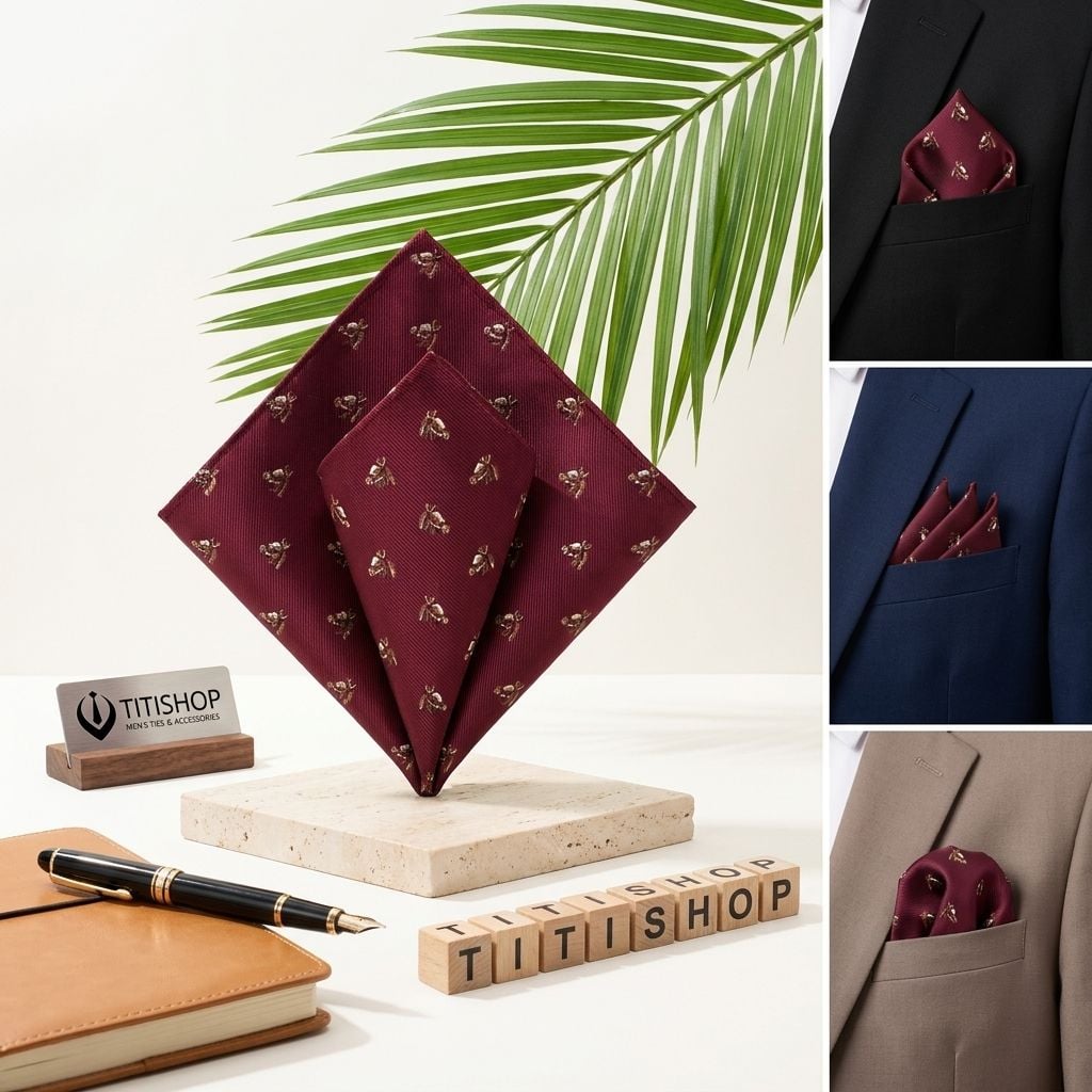 Pocket Square TITISHOP (Khăn Cài Túi ) - 033