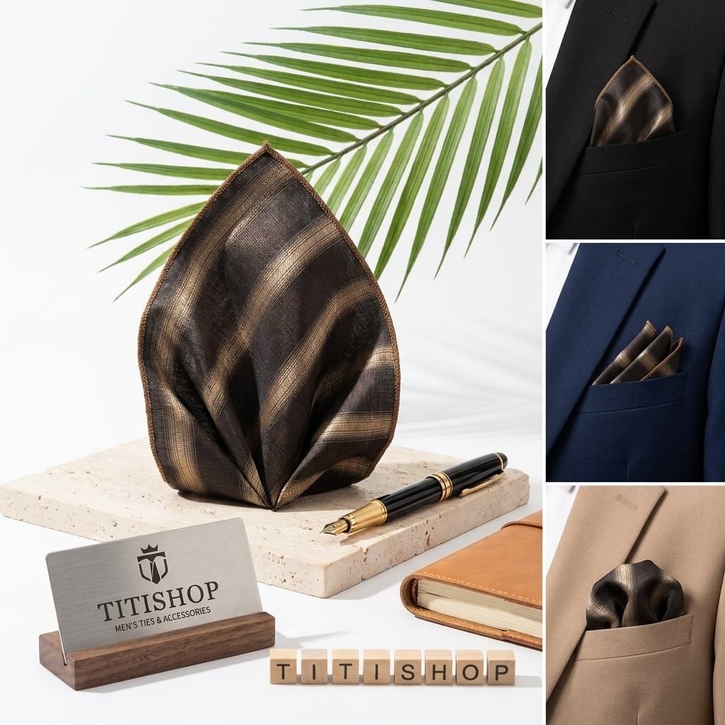 Pocket Square TITISHOP (Khăn Cài Túi ) - 035