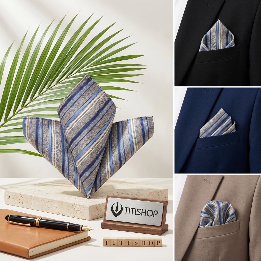 Pocket Square TITISHOP (Khăn Cài Túi ) - 036