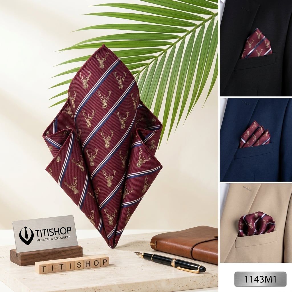 Pocket Square TITISHOP (Khăn Cài Túi ) - 038