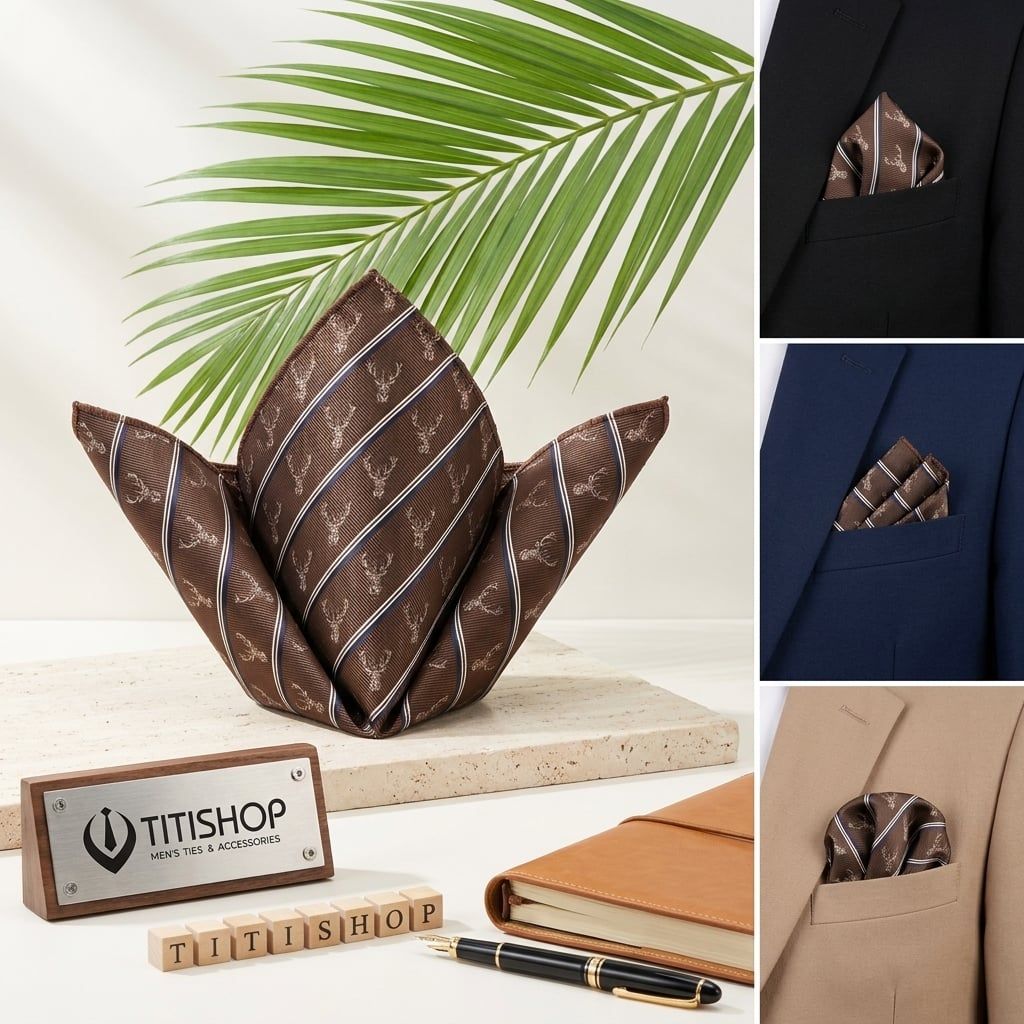 Pocket Square TITISHOP (Khăn Cài Túi ) - 039