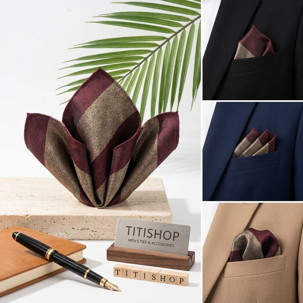 Pocket Square TITISHOP (Khăn Cài Túi ) - 043