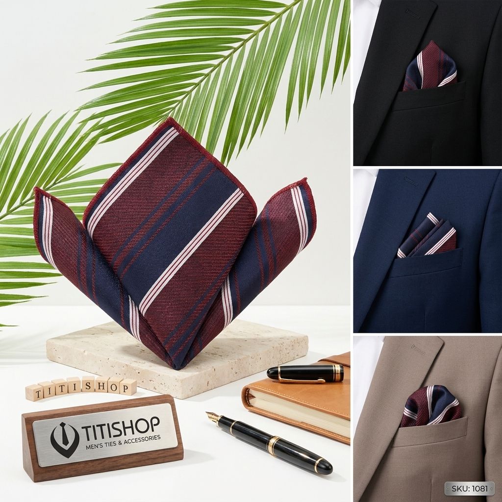 Pocket Square TITISHOP (Khăn Cài Túi ) - 044