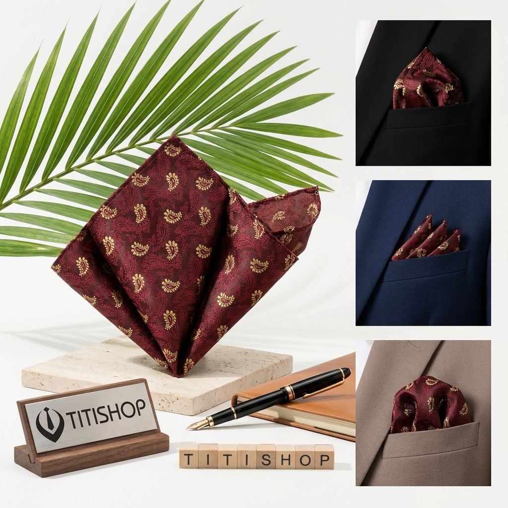 Pocket Square TITISHOP (Khăn Cài Túi ) - 046