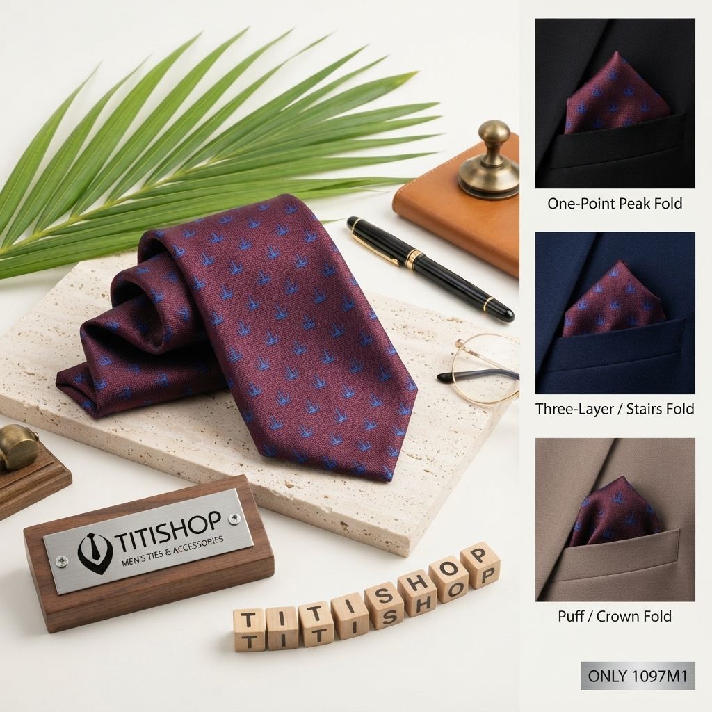 Pocket Square TITISHOP (Khăn Cài Túi ) - 047