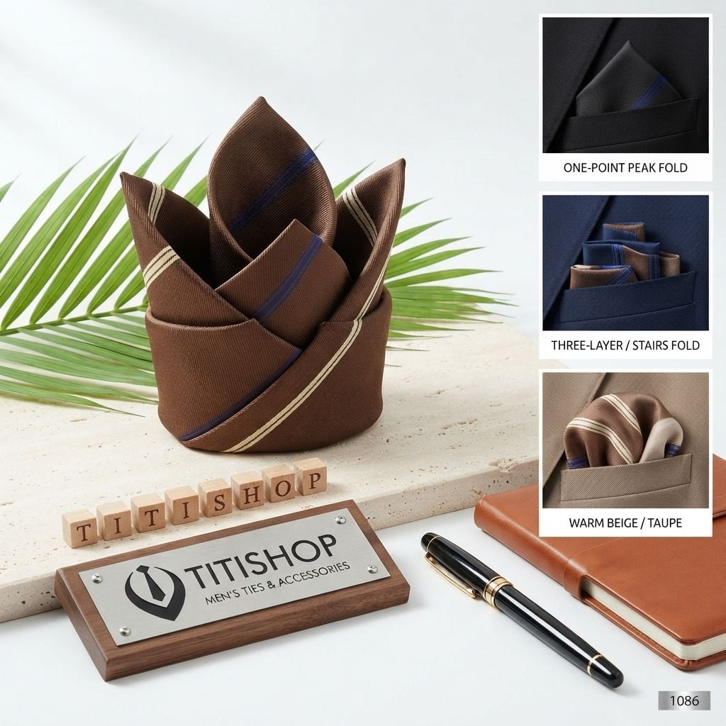 Pocket Square TITISHOP (Khăn Cài Túi ) - 049