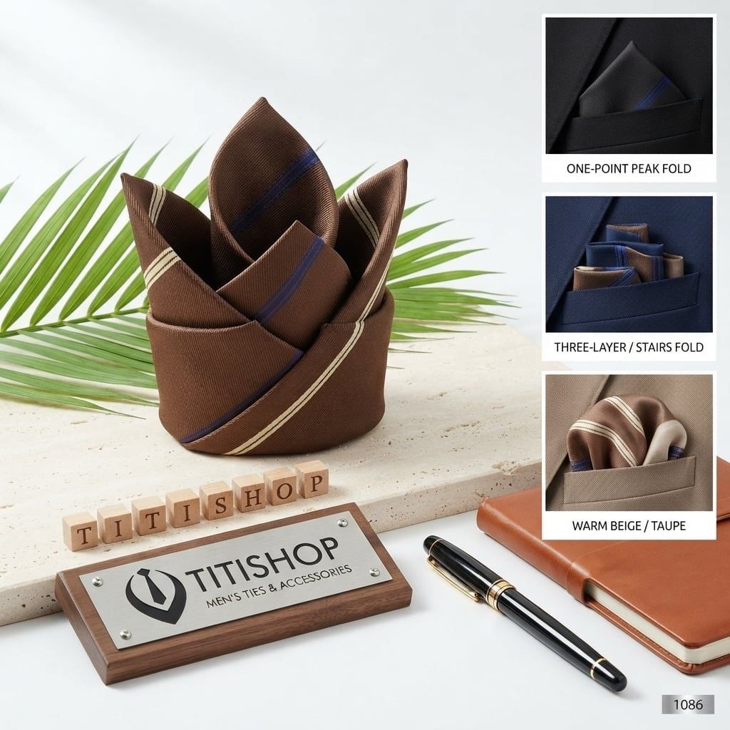 Pocket Square TITISHOP (Khăn Cài Túi ) - 050