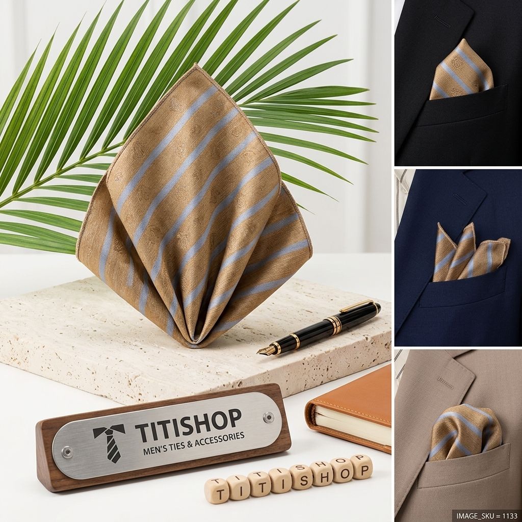 Pocket Square TITISHOP (Khăn Cài Túi ) - 051