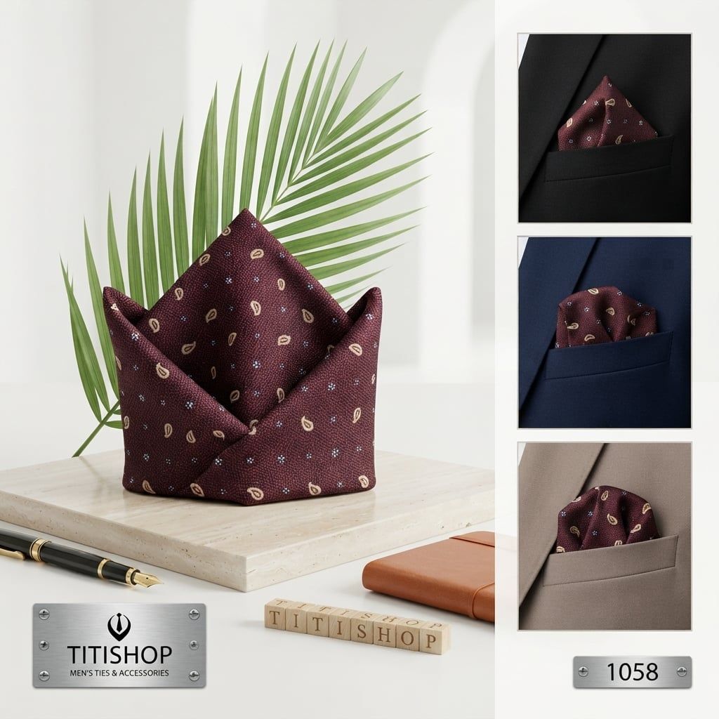Pocket Square TITISHOP (Khăn Cài Túi ) - 060