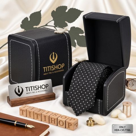 Caravat LỤA TƠ TẰM Premium TITISHOP - 132