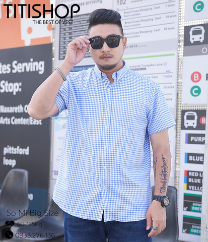 Áo Sơ Mi Nam Big Size Titishop (L-10XL)