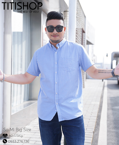 Áo Sơ Mi Nam Big Size Titishop (L-10XL)