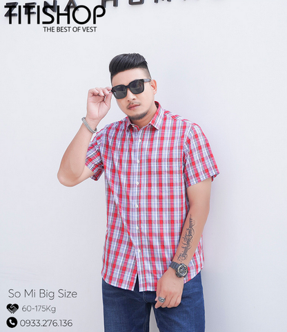 Áo Sơ Mi Nam Big Size Titishop (L-10XL)
