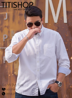 Áo Sơ Mi Nam Big Size Titishop (L-12XL)