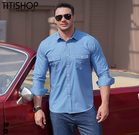 Áo Sơ Mi Nam Big Size Titishop (L-12XL)