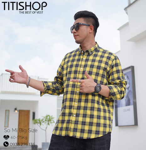 Áo Sơ Mi Nam Big Size Titishop (L-12XL)
