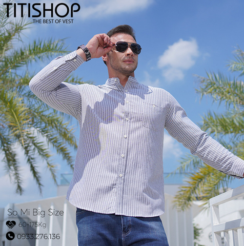 Áo Sơ Mi Nam Big Size Titishop (L-12XL)