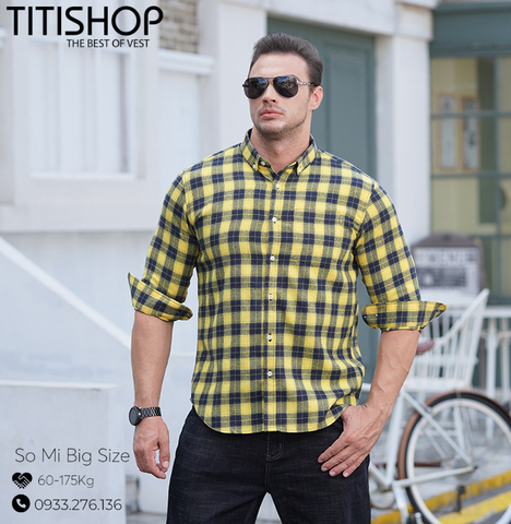 Áo Sơ Mi Nam Big Size Titishop (L-12XL)