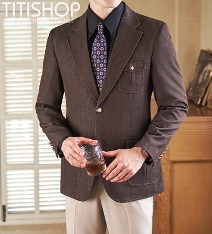 Áo Blazer Qúy Ông Titishop (M-4XL)