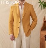 Áo Blazer Qúy Ông Titishop (Linen )