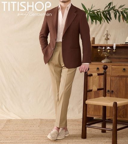 Áo Blazer Qúy Ông Titishop (Linen )
